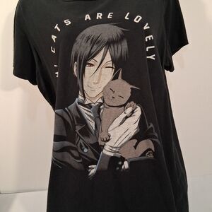 Black Cat Graphic T-Shirt